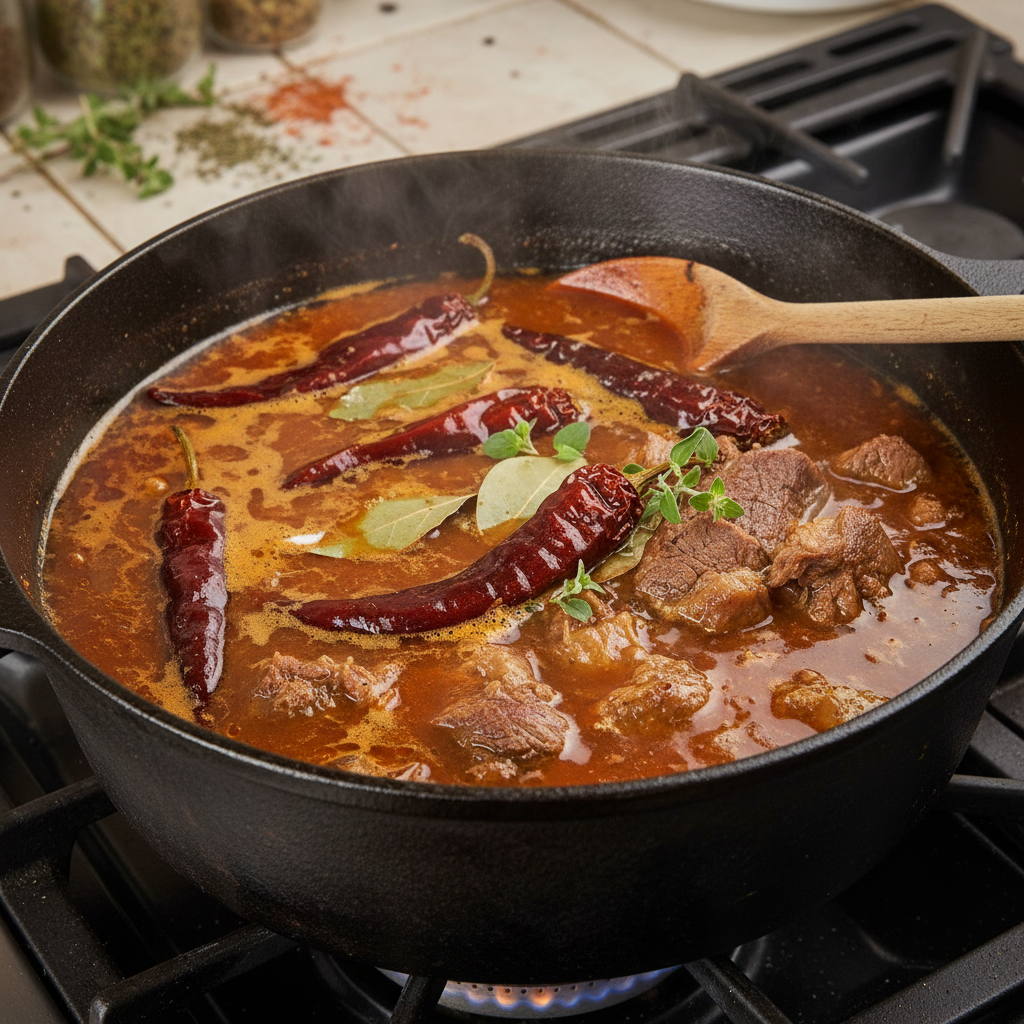 Ingredients for Berea tacos