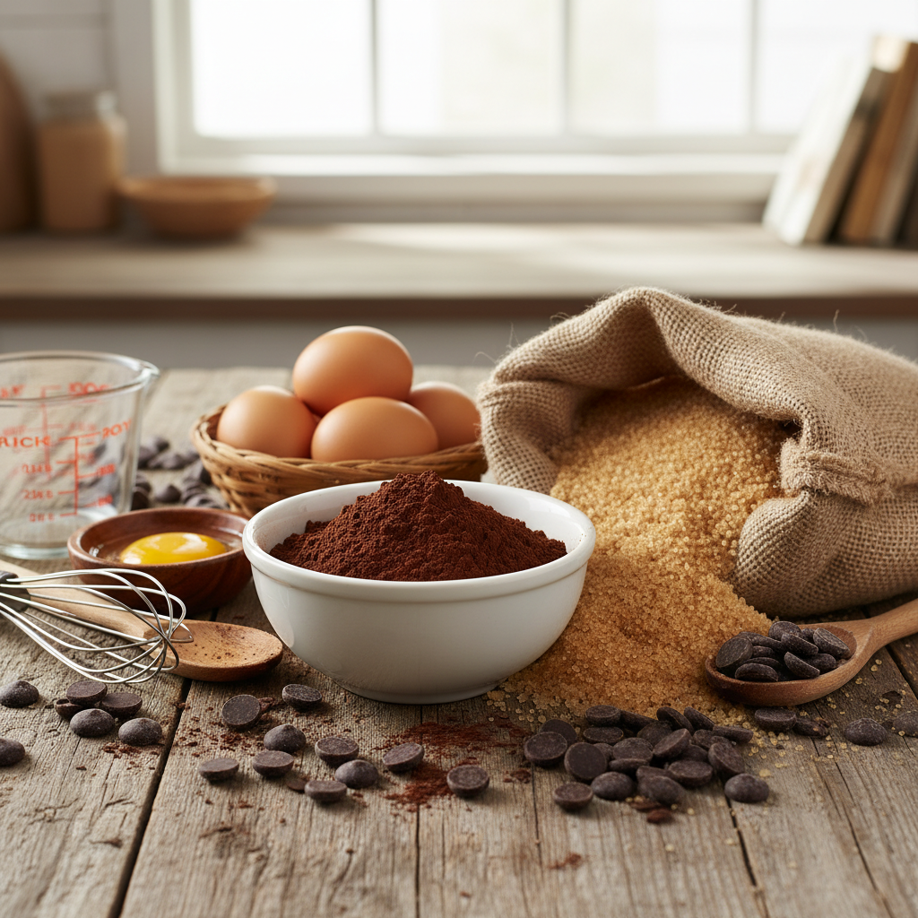 Ingredients for Brown Butter Brownies