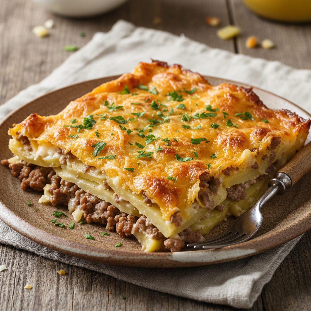 Cooking tips for cheesy beefy potato casserole