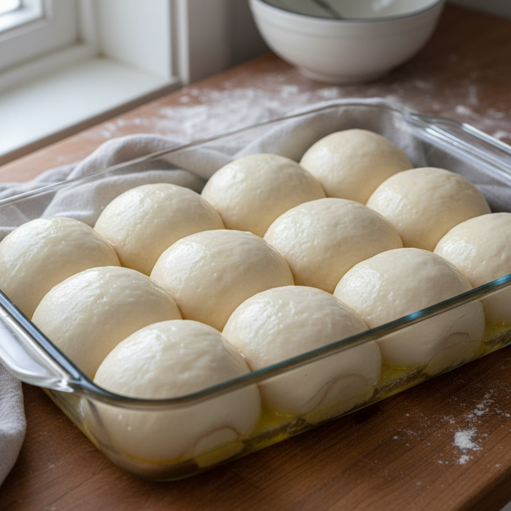 Instruction steps to make Pull-up Party Rolls