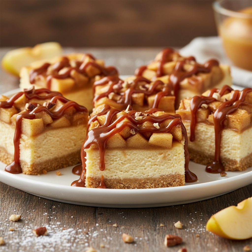 Tips for making caramel cheesecake apple bars