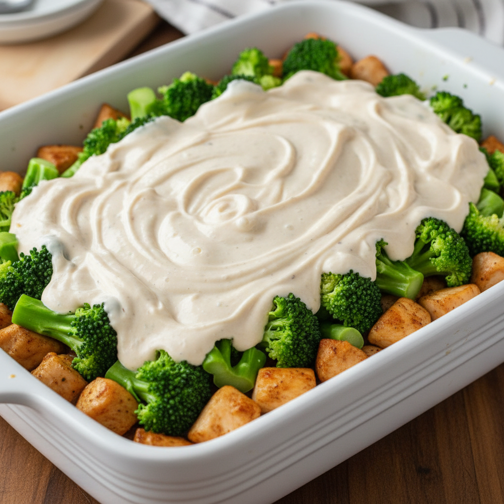 Step-by-step Instructions for Chicken and Broccoli Casserole