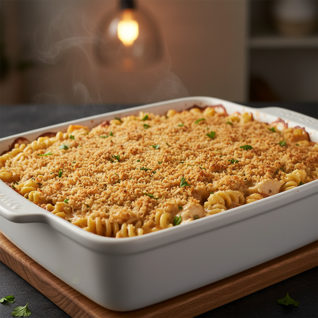 Creamy cheesy chicken casserole