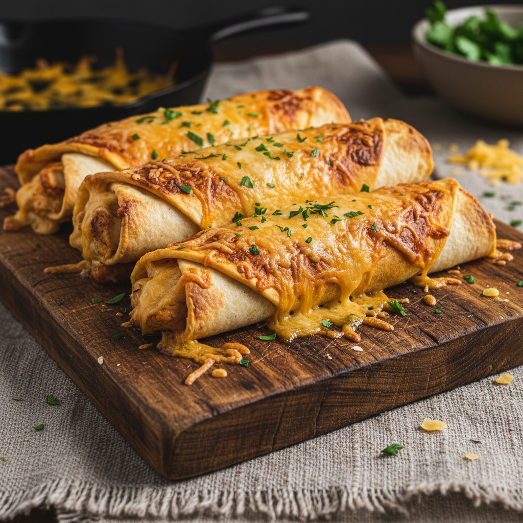 Cheesy Chicken Wraps Introduction