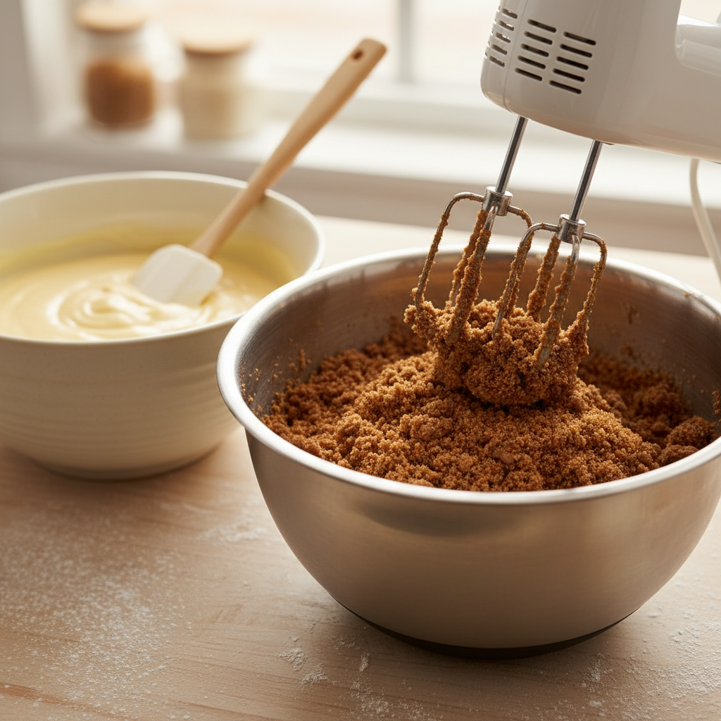 Instructions for Cinnamon Roll Scratch Cake