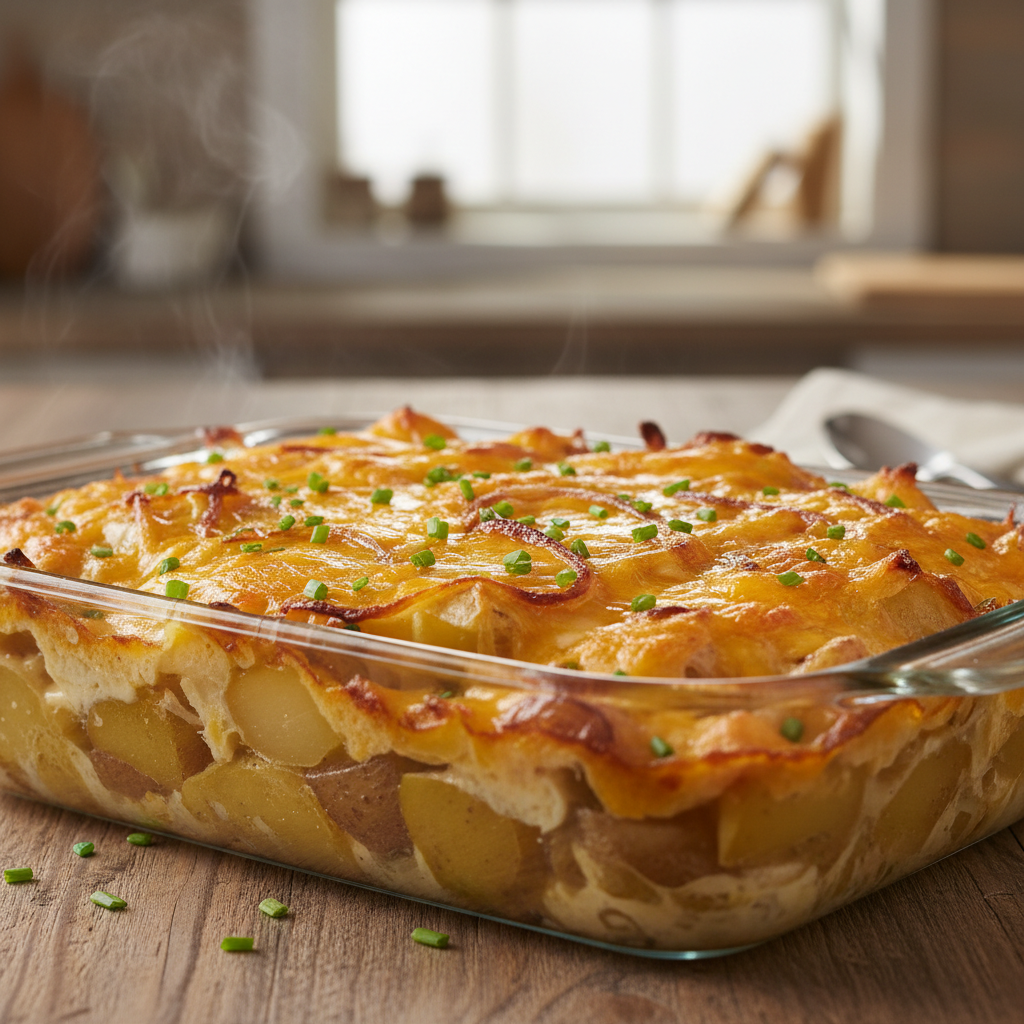 French Onion Soup Potato Bake Intro