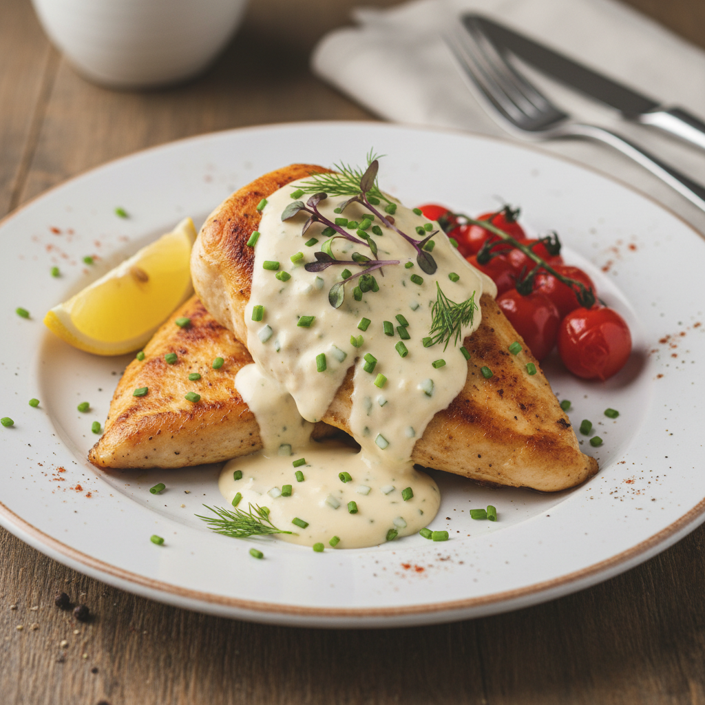 Sauce being cooked in pan