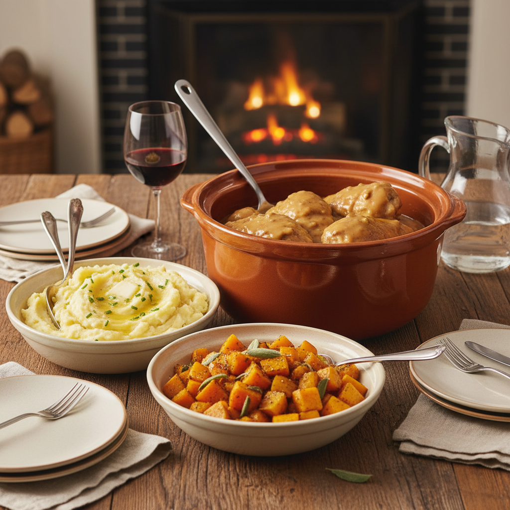 Chicken and Gravy Crock Pot Meal