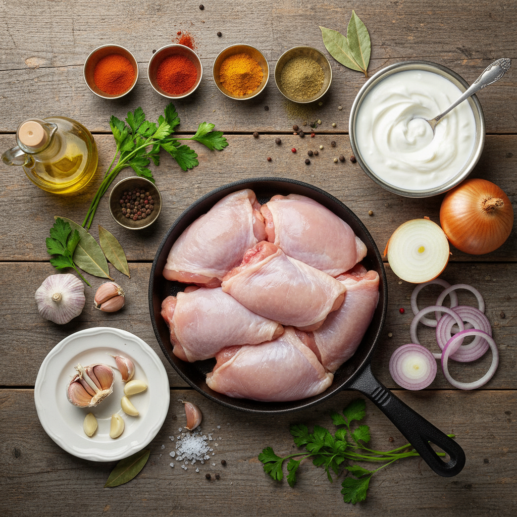 Ingredients for Chicken Thigh Recipes