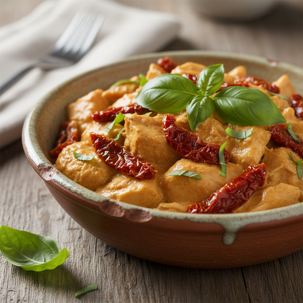 Crockpot Marry Me Chicken preparation