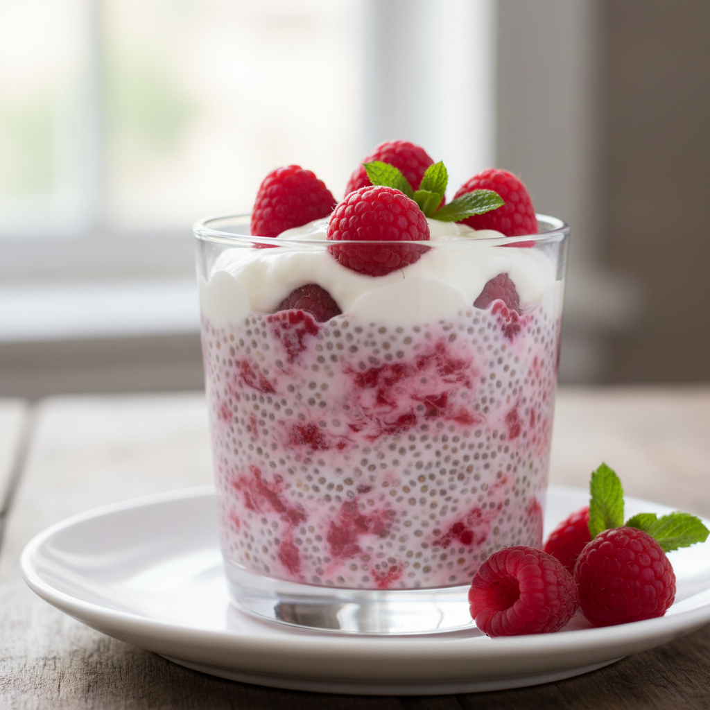 Instructions for making Raspberry Cheer Pudding
