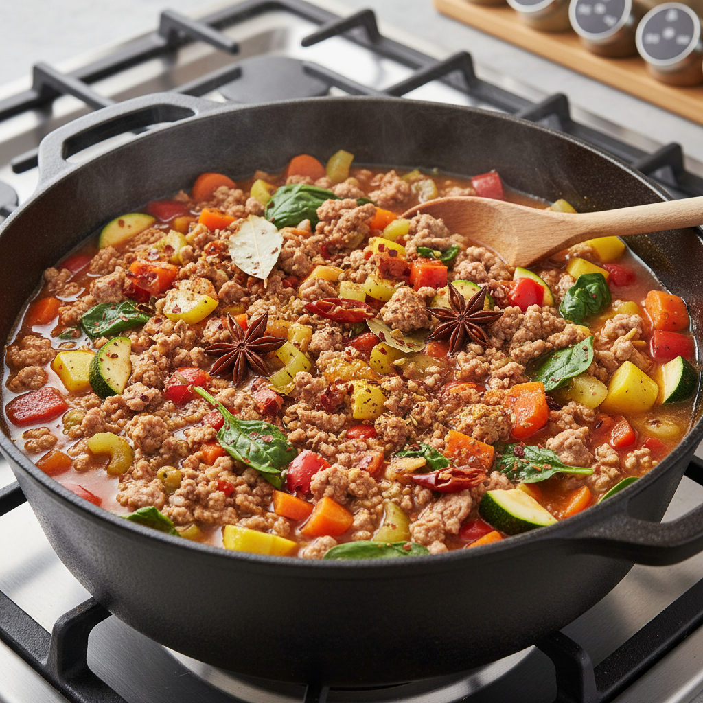 Instructions for Making Turkey Chili