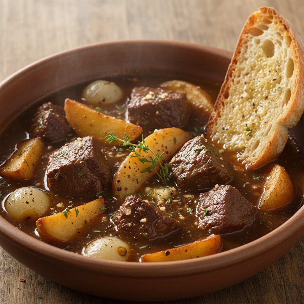 Cooking Tips and Serving Suggestions for Garlic Butter Beef, Thoughts, and Potatoes