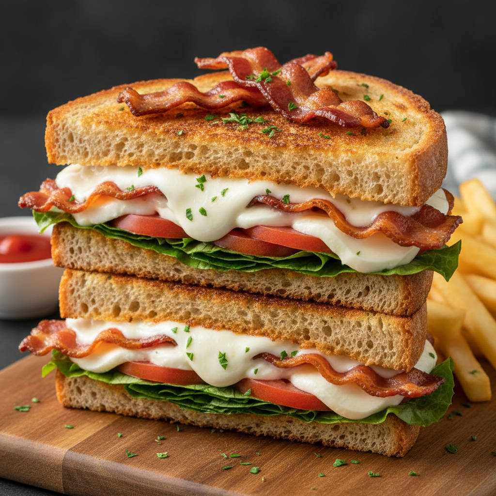 Grilled cheese ingredients