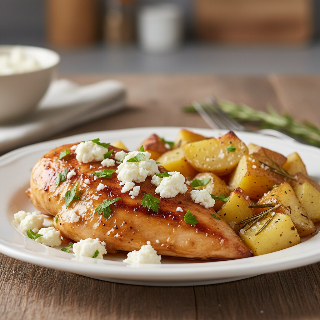 Cooking tips and serving suggestions for hot honey feta chicken