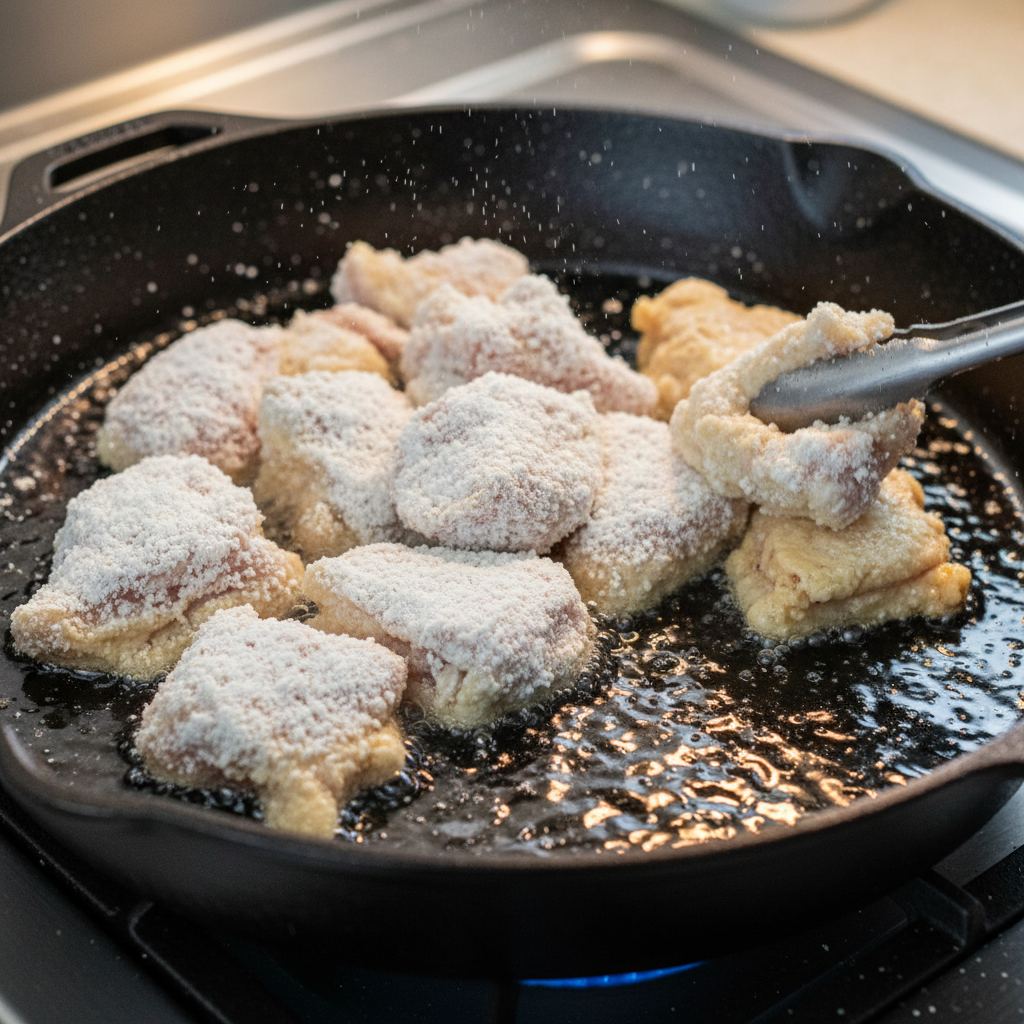 Ingredients for sesame chicken