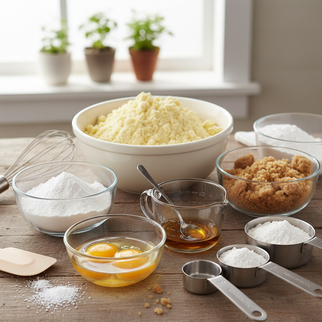 Ingredients for Honey Bun Cake