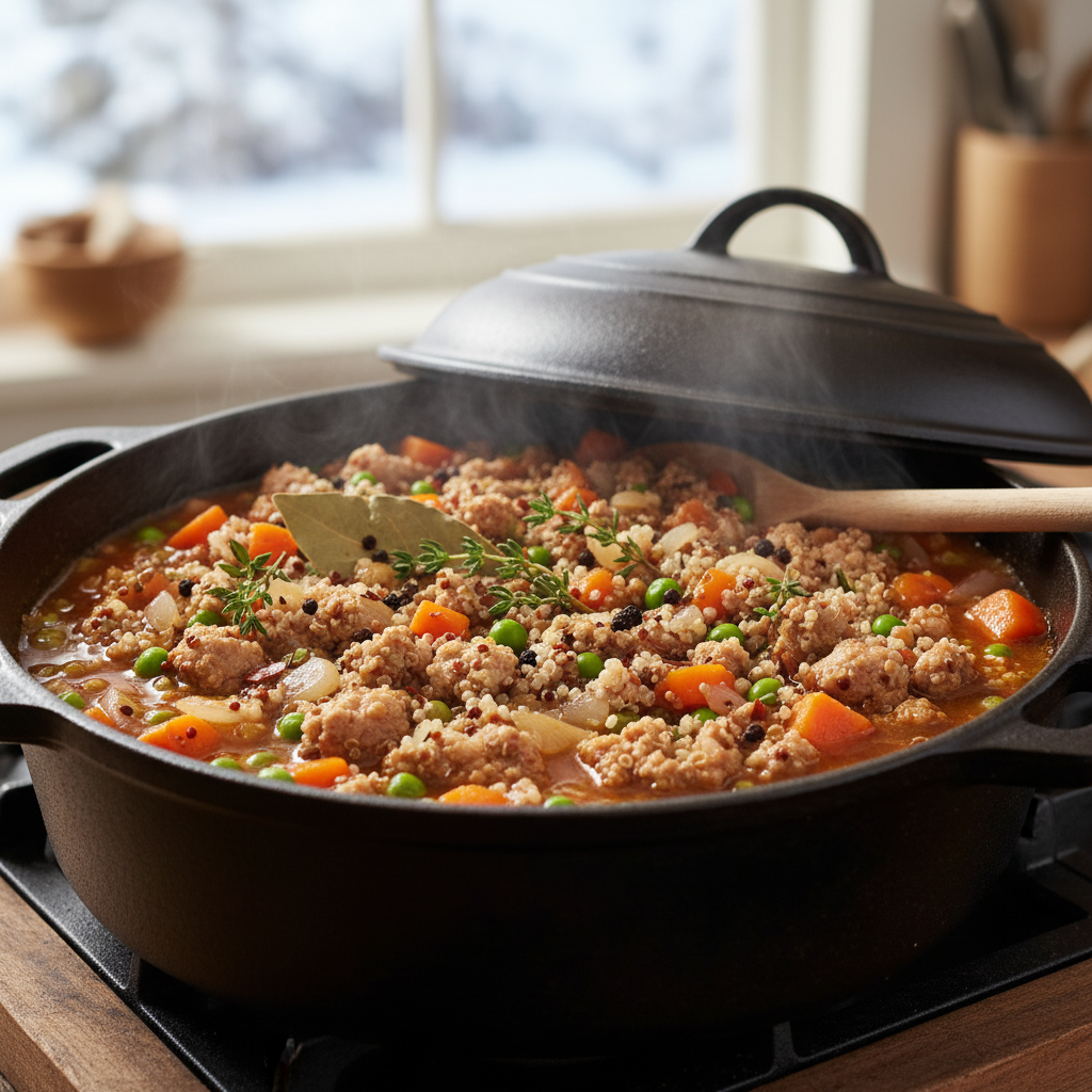 Step by step instructions for Turkey Shepherd's Pie