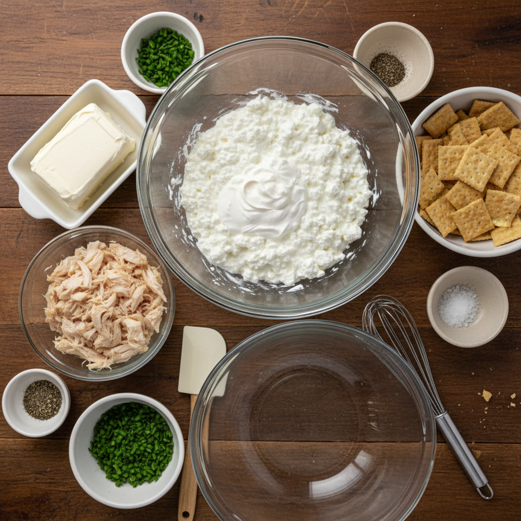 Ingredients for Million Dollar Chicken Casserole