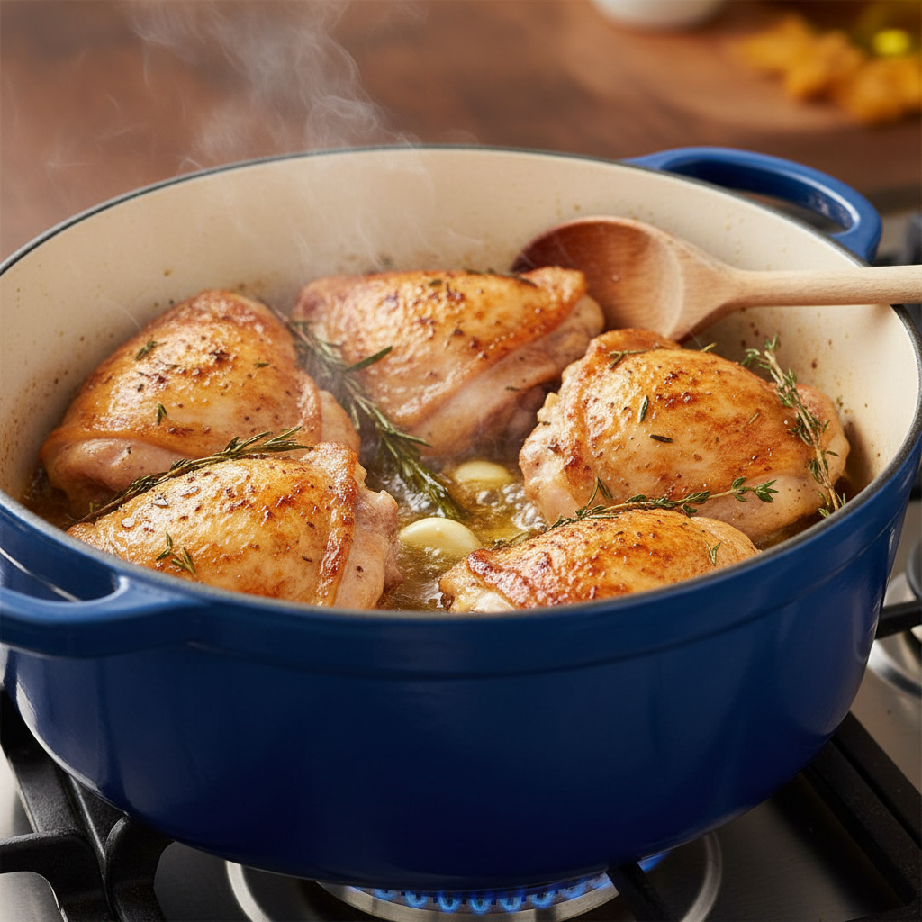 Instructions for Cooking Smother Chicken