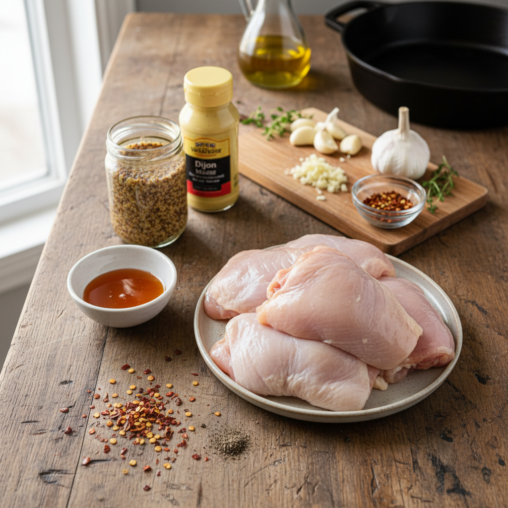 Ingredients for Oven Baked Chicken
