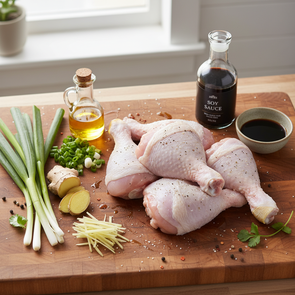 Ingredients for Super Tender Chicken