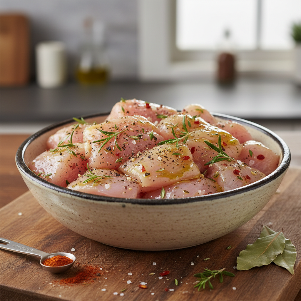 Ingredients for chicken and broccoli