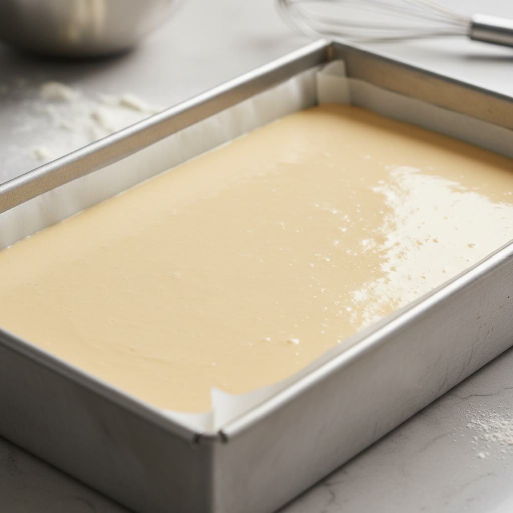 Step by step ooey gooey cake instructions