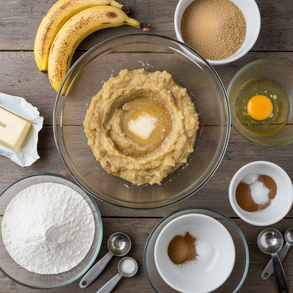 Ingredients for Banana Cookies