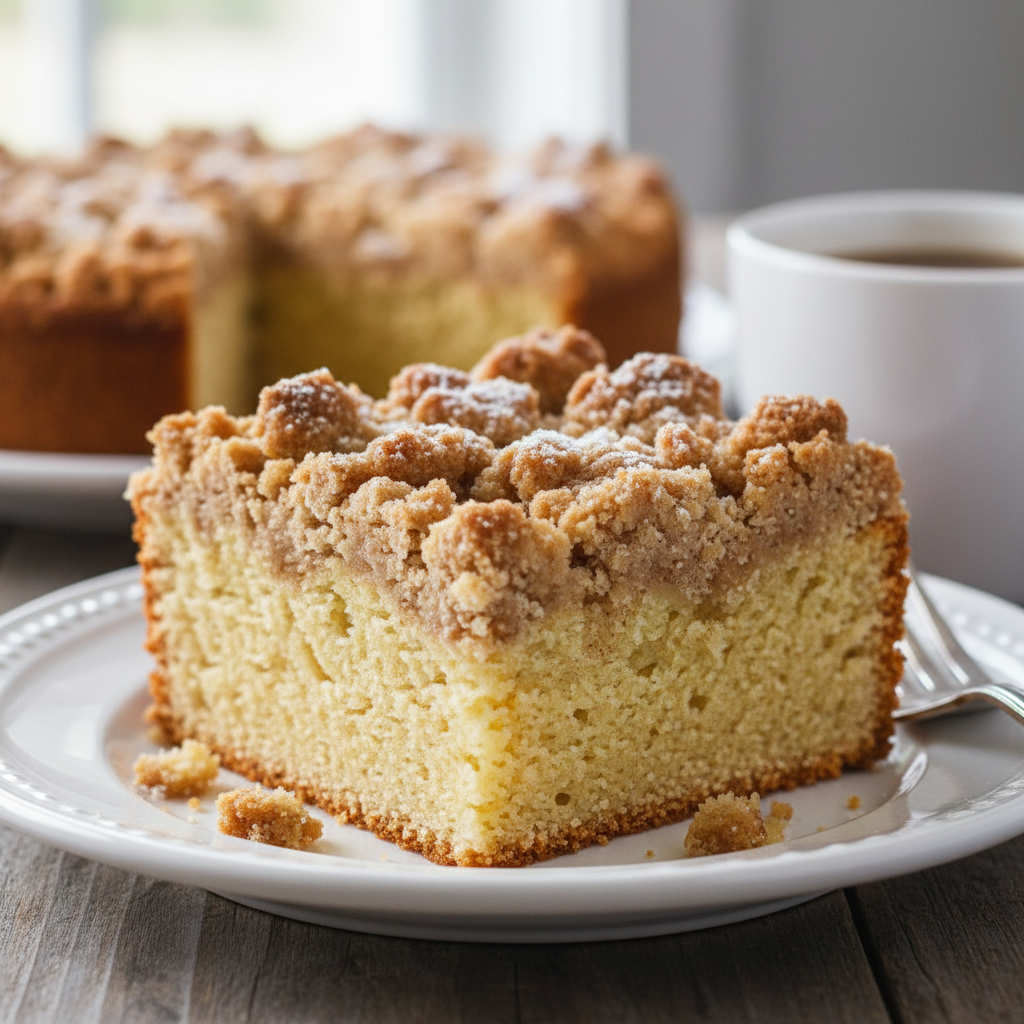 Delicious crumb cake ingredients