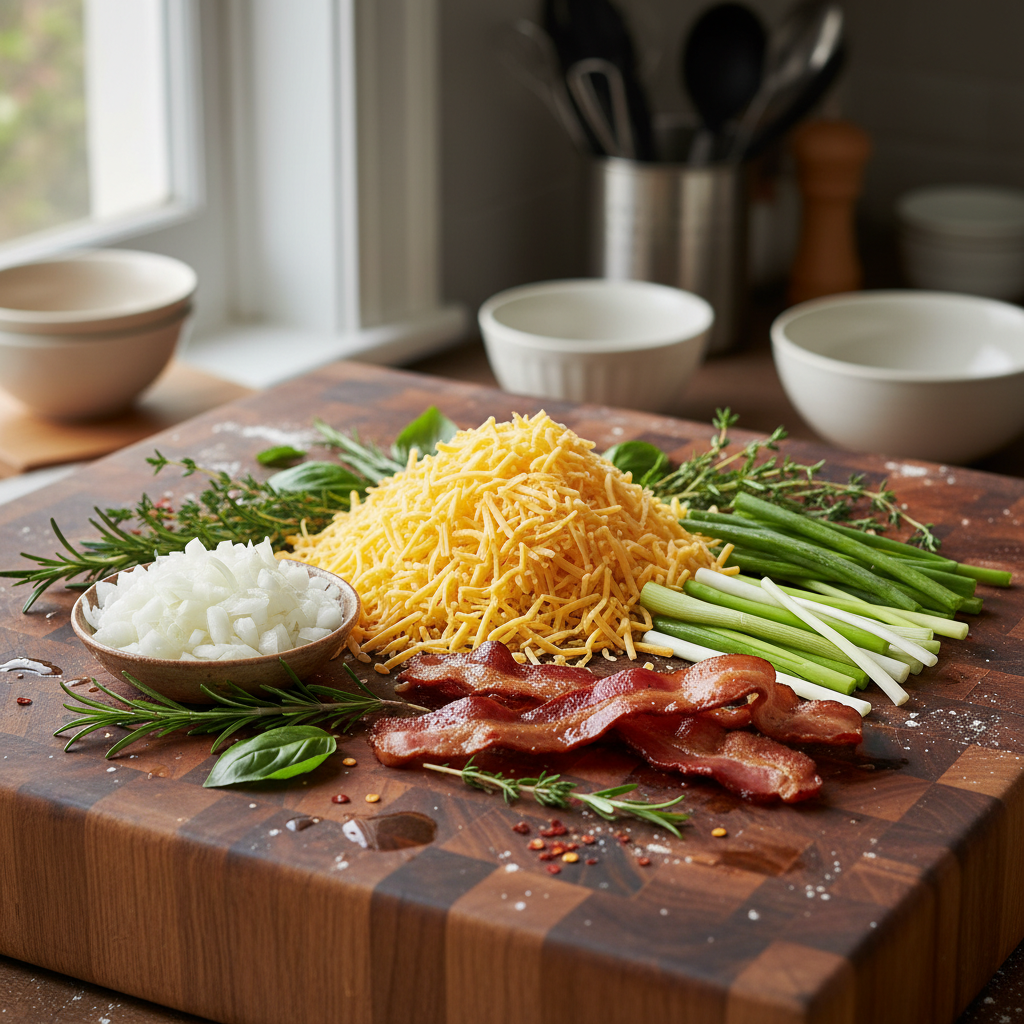 Ingredients for Tater Tot Thai Casserole