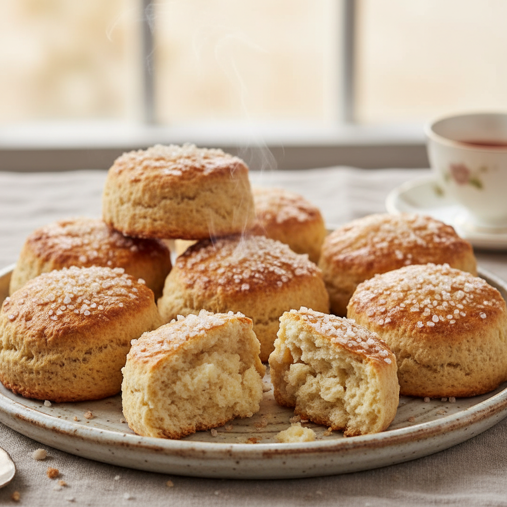 scone dough being cut into wedges