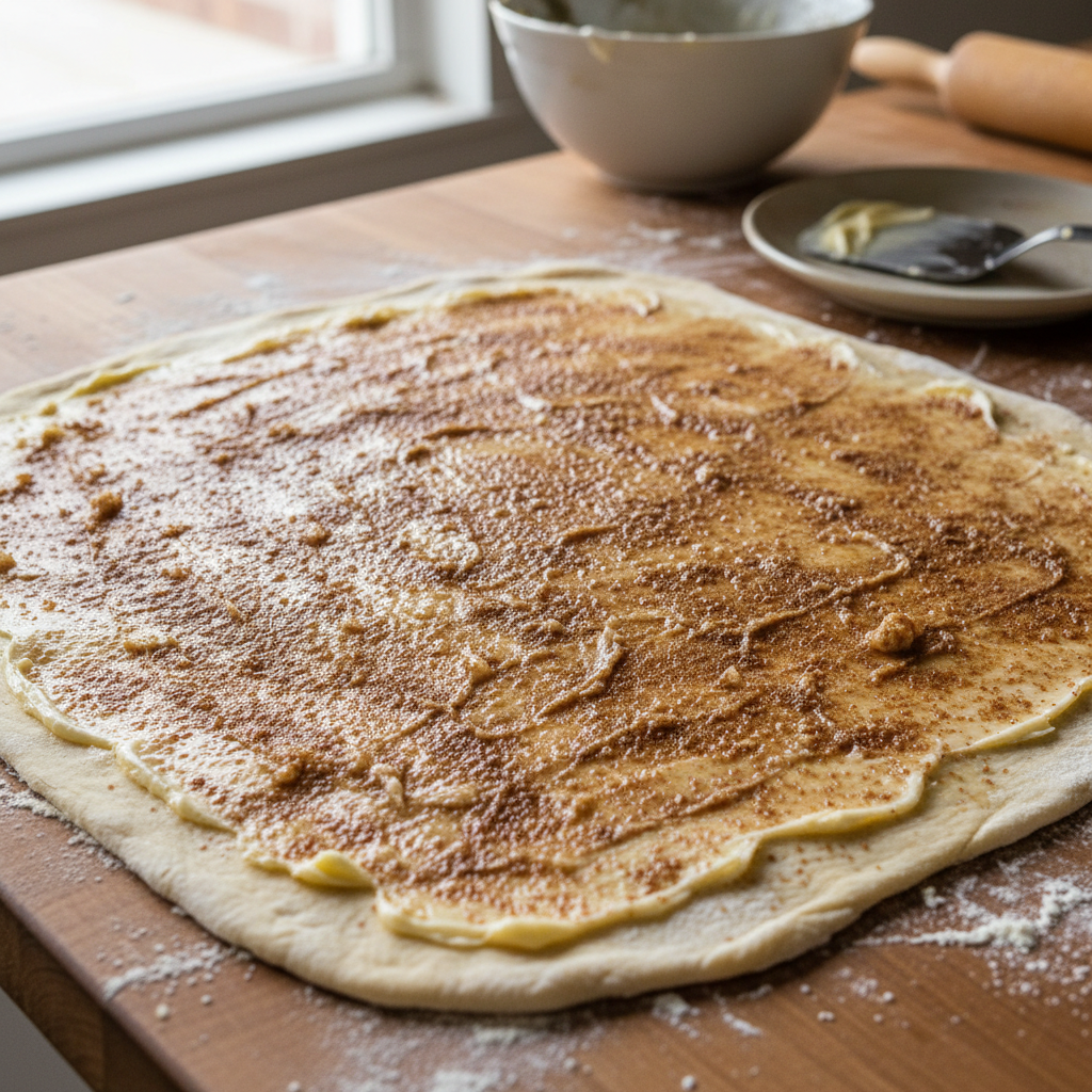 Step by step instructions for cinnamon rolls