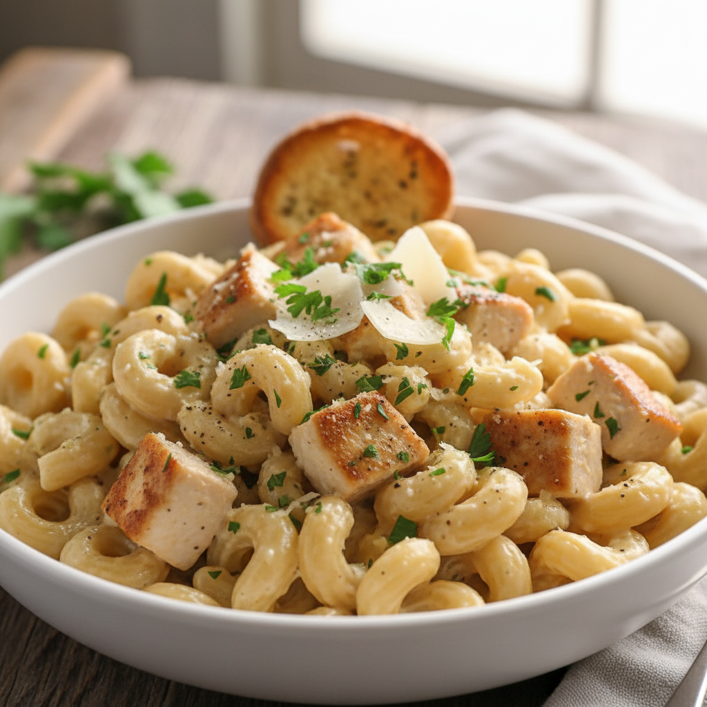 Garlic Parmesan Chicken Pasta ingredients