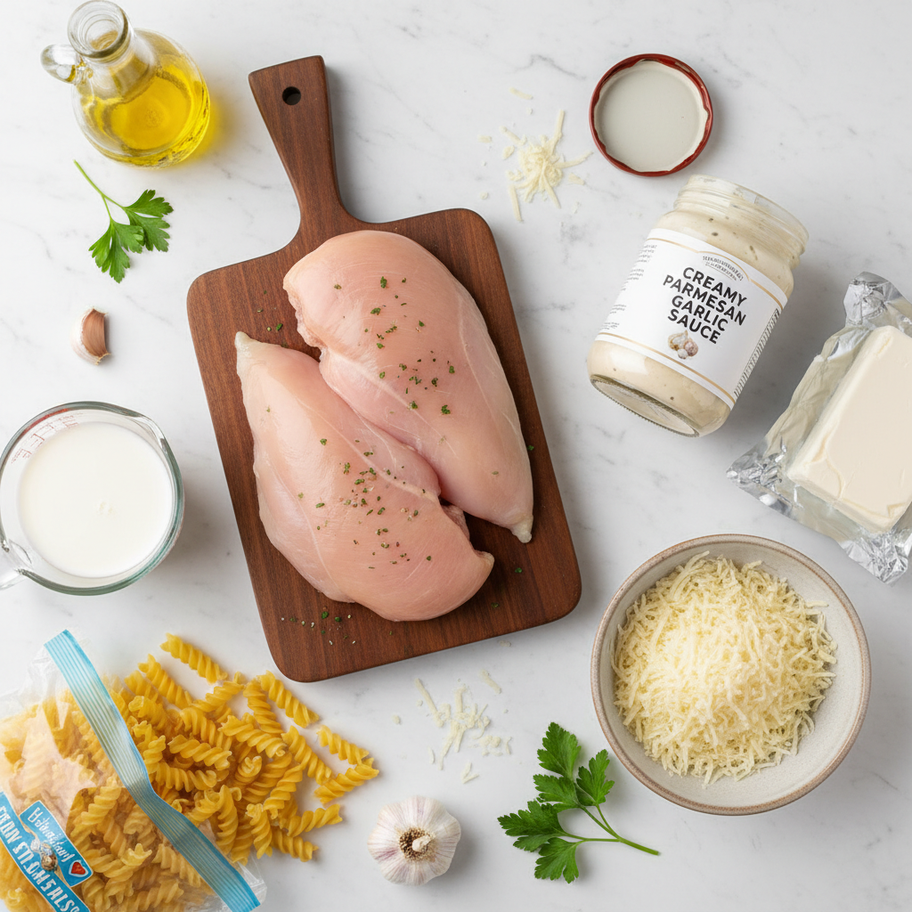 Why You'll Love This Garlic Parmesan Chicken Pasta