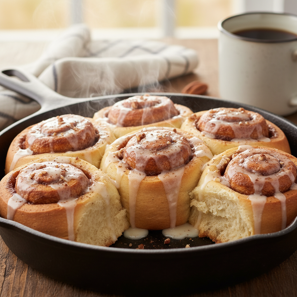 Delicious cinnamon rolls