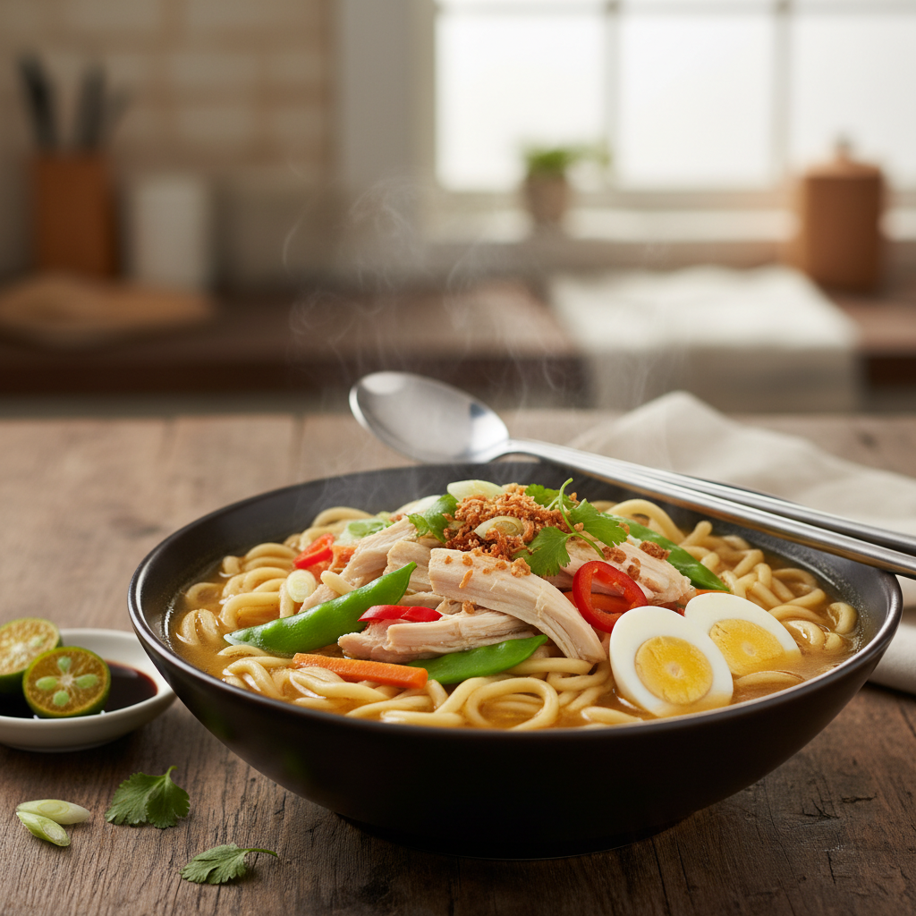 Chicken Lomi Ingredients Preparation