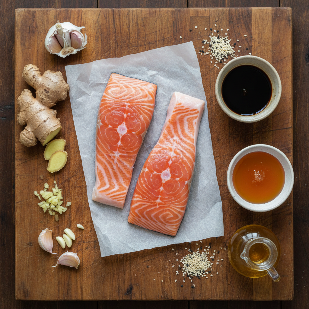 Special kitchen tools for baking salmon