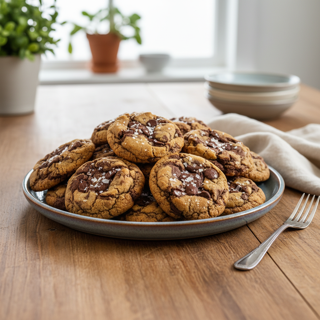 Brookies Cookies Storage and Serving