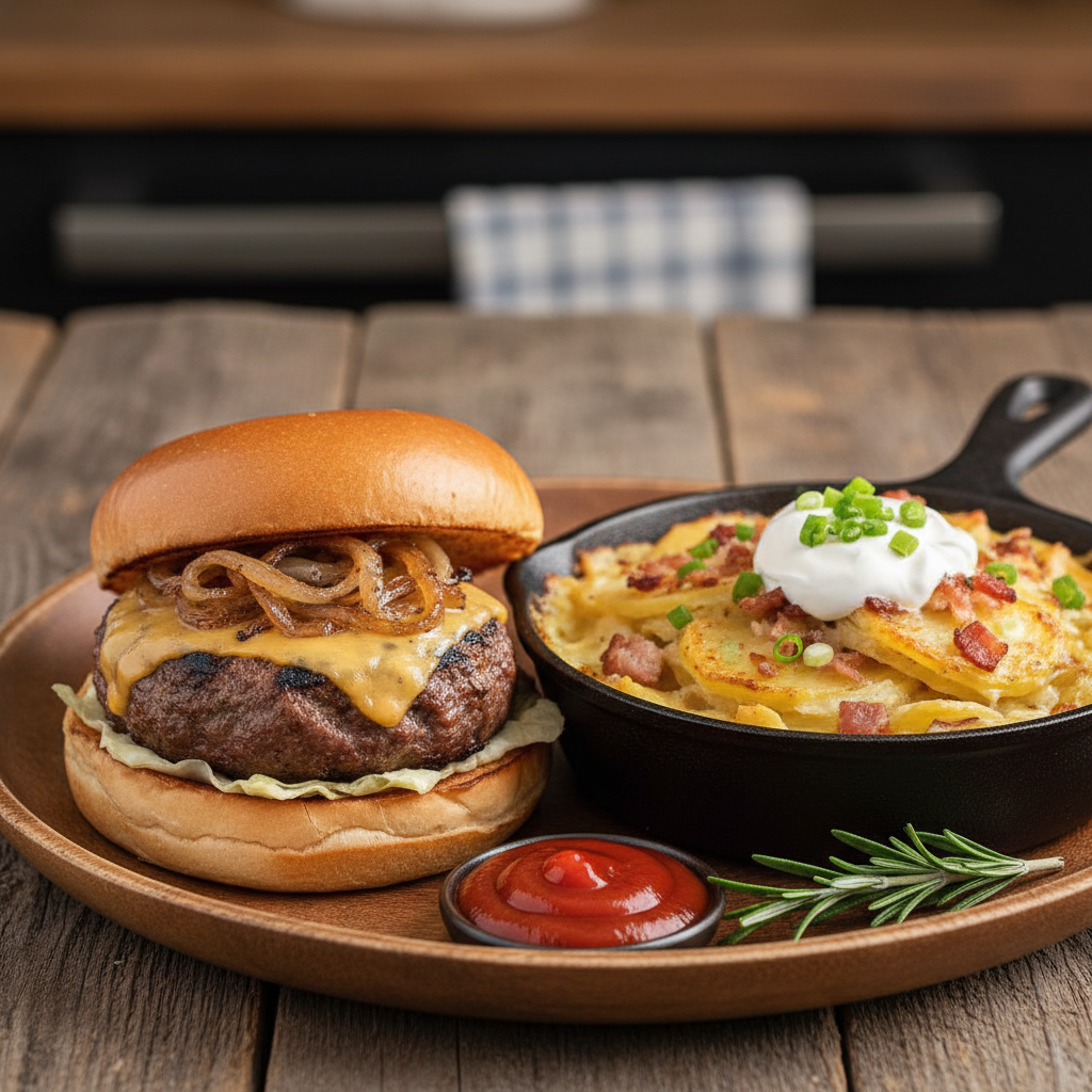 Cooking tips for hamburger and potato casserole