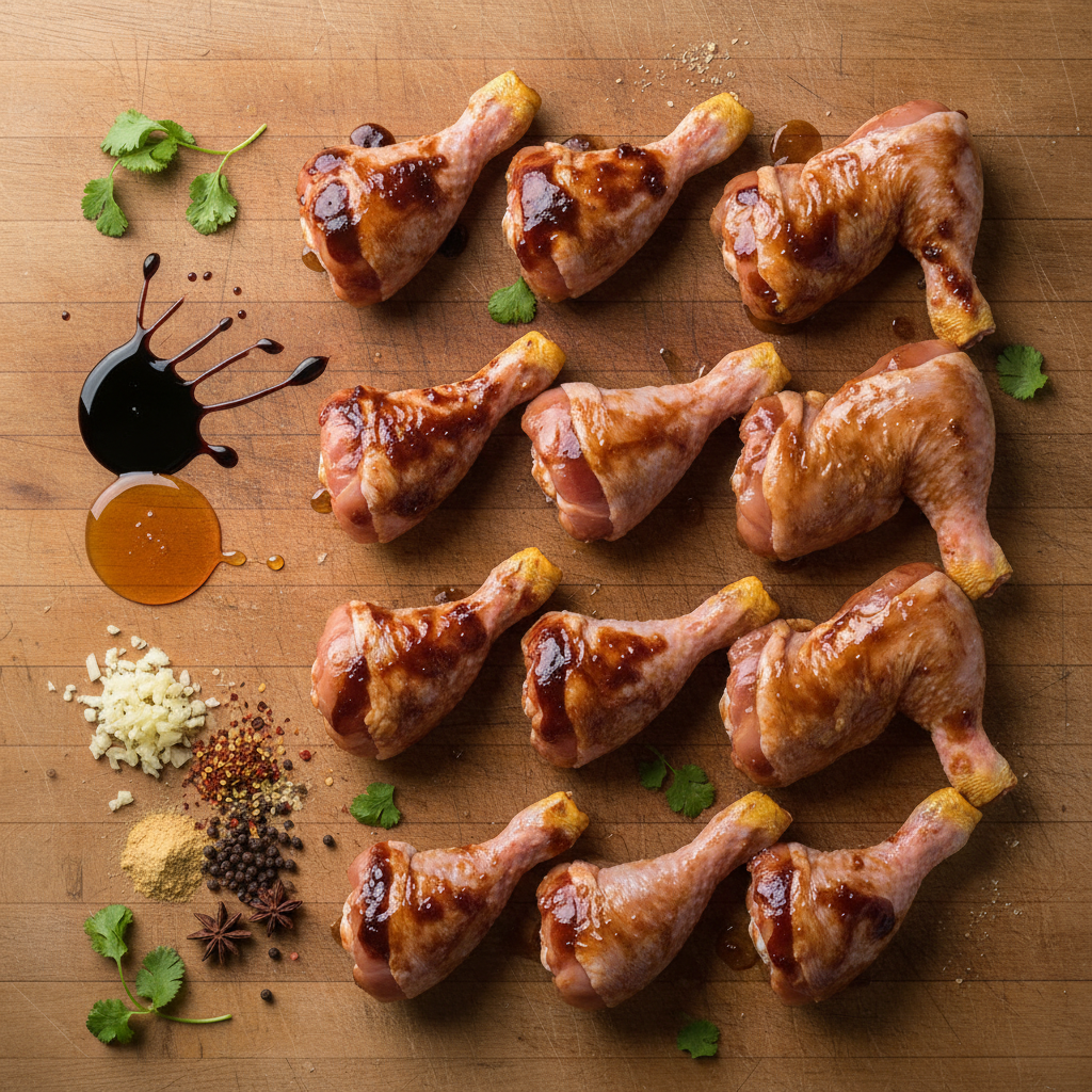 Ingredients for Char Siu Chicken
