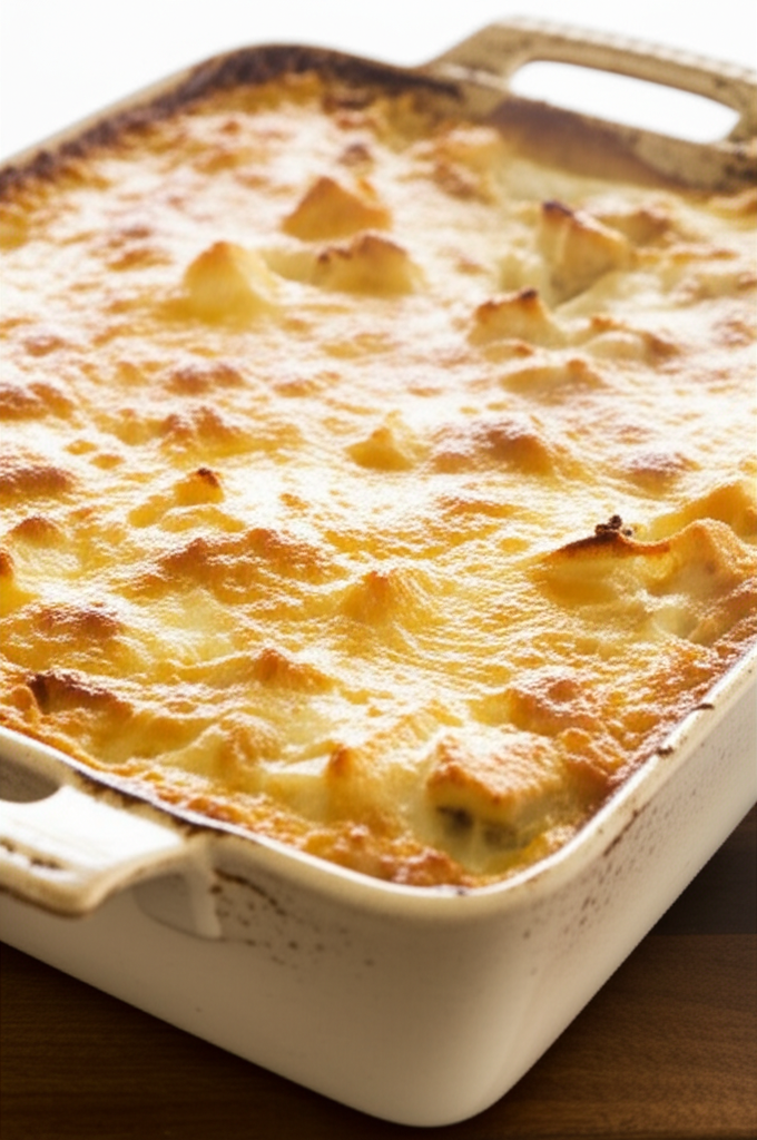 Cheesy Crack Chicken Casserole freshly baked