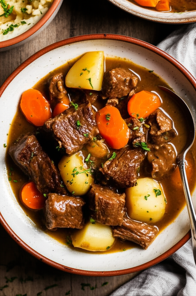 Warm bowl of Crock Pot Beef Stew