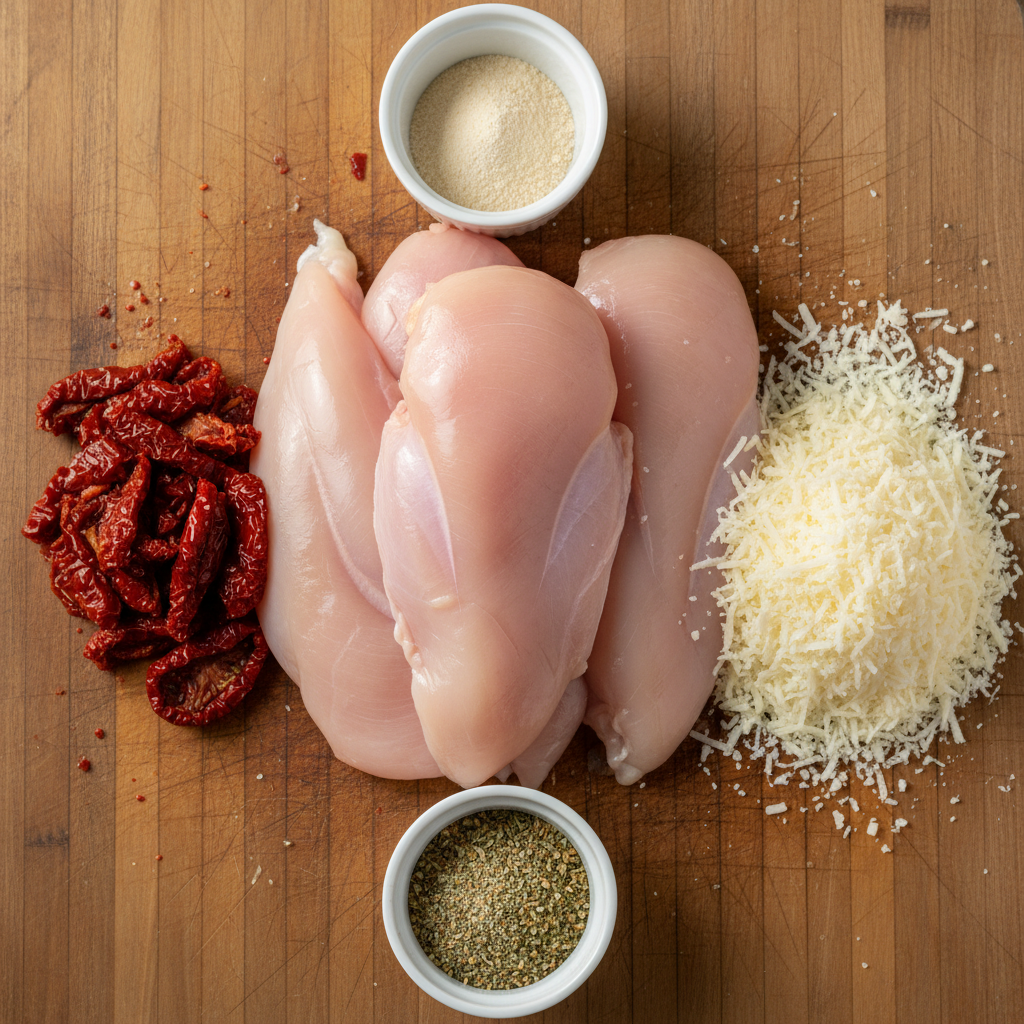 Ingredients for Crock Pot Marry Me Chicken