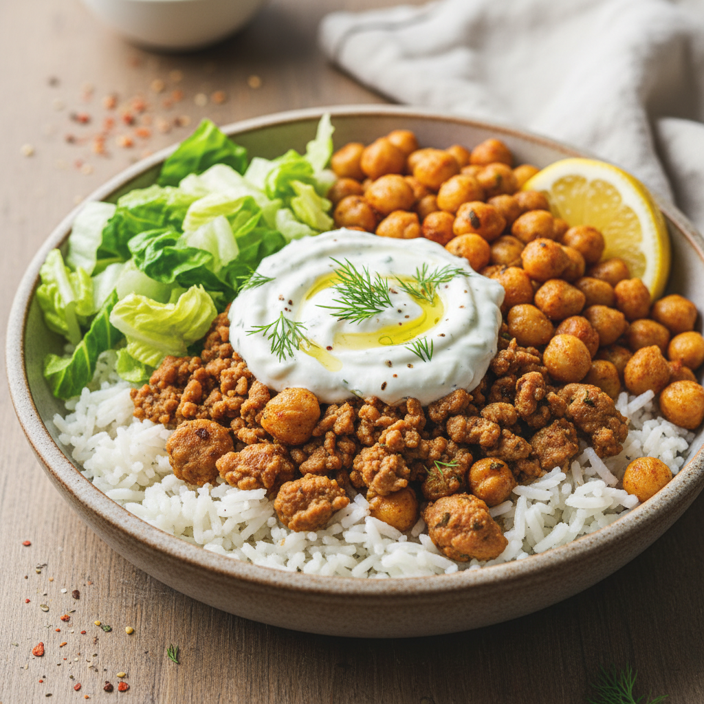 Ground Turkey Rice Bowl Ingredients