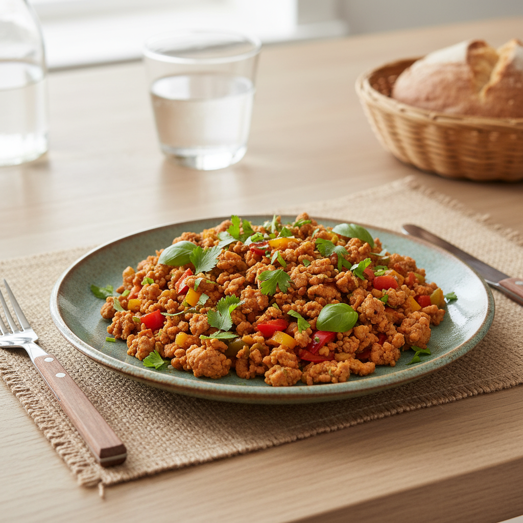 Serving ideas for Ground Turkey and Peppers