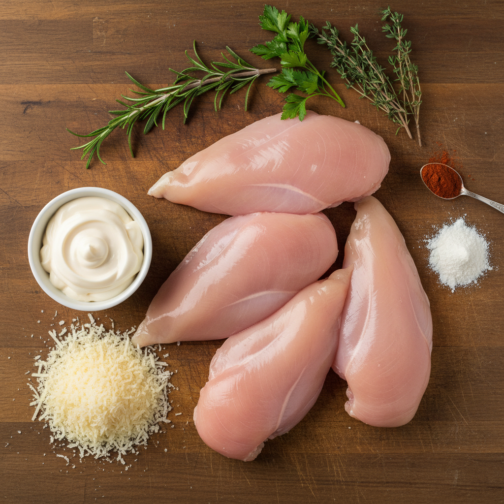 Ingredients for Melt In Your Mouth Chicken Breast
