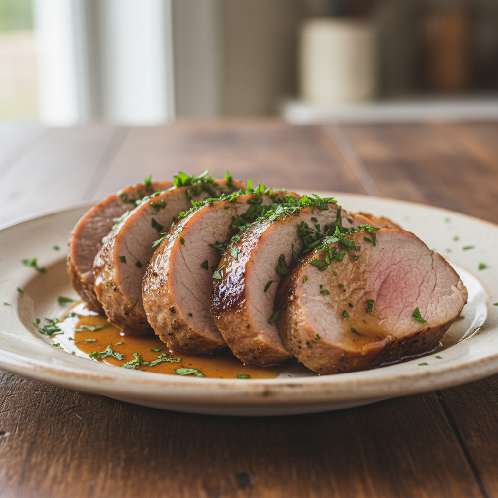 Serving suggestions for Slow Cooker Pork Tenderloin