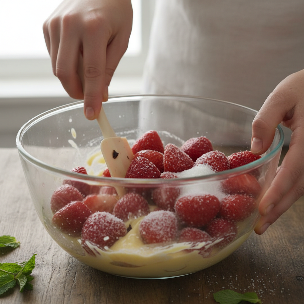 Preparation process of Fresh Strawberry Crisp