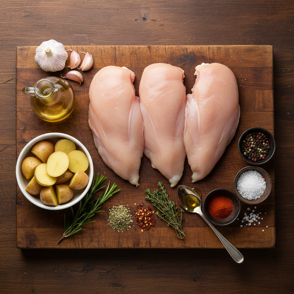 Ingredients for Chicken Scallopini